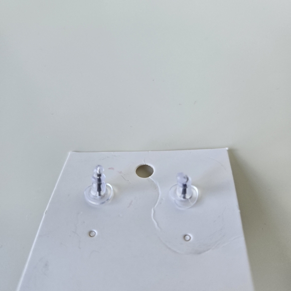 Sparkling Pink Apple Earrings - Picture 5 of 5